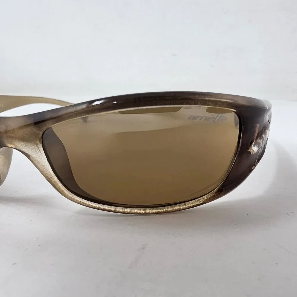 Vintage 1990s Arnette Stance Sunglasses Brown Made In Italy 4020-194/6U